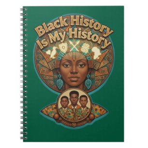Afrikaans Erfgoed Zwarte Geschiedenis is Mijn Gesc Notitieboek