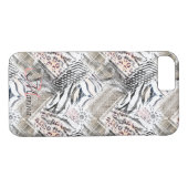 Afrikaans, gecombineerd, leder, tijger, gepersonal Case-Mate iPhone case (Achterkant (Horizontaal))