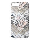 Afrikaans, gecombineerd, leder, tijger, jaguar, ge Case-Mate iPhone case (Achterkant)