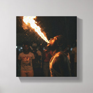 Afrikaans geïnspireerde kunst canvas afdruk