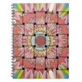 Afrikaans geïnspireerde kunstdruk – geometrisch ge notitieboek (Voorkant)