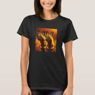 Afrikaans gekleurd honden Afrikaans varken met wil T-shirt