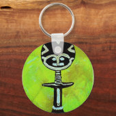 Afrikaans icoon: Akuaba (Ghana) Sleutelhanger (Voorkant)