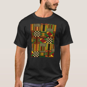 Afrikaans Koninklijk Kente Stof Design T-shirt