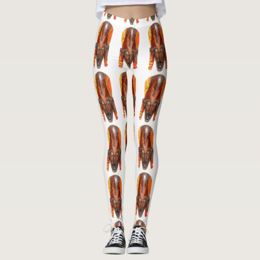 afrikaans kruidenmasker leggings (Voorkant)