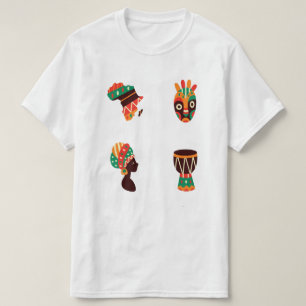 Afrikaans kunst heren T-shirt