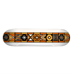 Afrikaans kunstpatroon skateboard