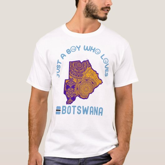 Afrikaans land in Botswana T-shirt (Voorkant)