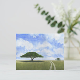 Afrikaans landschap briefkaart