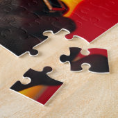 Afrikaans Man dat zonnebrillen draagt Legpuzzel (Zijkant)