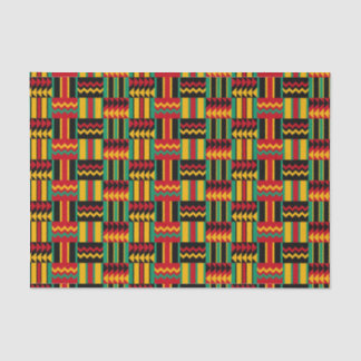 Afrikaans mandje weave Pride Red Yellow Green Blac Tissuepapier