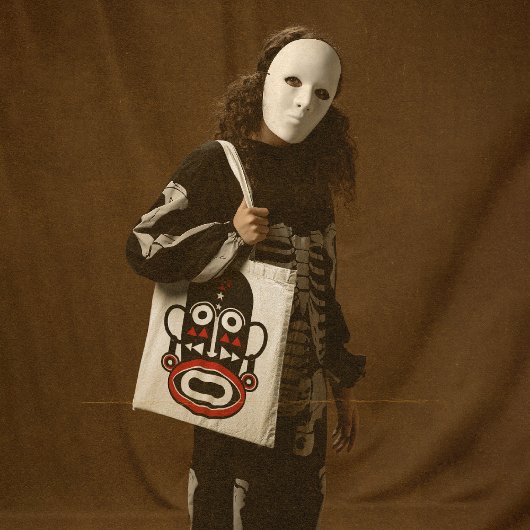 Afrikaans masker draagtas