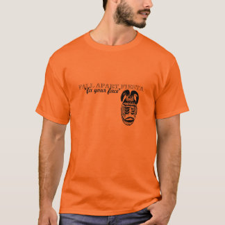 Afrikaans masker: "Je gezicht herstellen" T-shirt