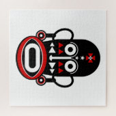 afrikaans masker legpuzzel (Horizontaal)