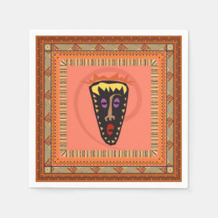 Afrikaans masker servet
