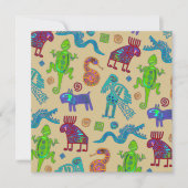 Afrikaans Mexicaans primitief tribaal patroon 1 (Voorkant)