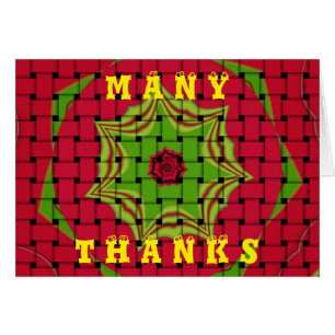 Afrikaans Mooi Geweven Rood en Citroengroen Ontwer