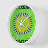 Afrikaans Motief Ontwerp in Groene en Gouden Kunst (Hoek)