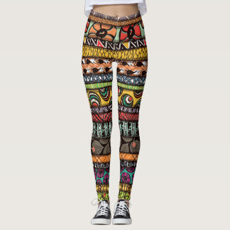 Afrikaans ontwerp leggings