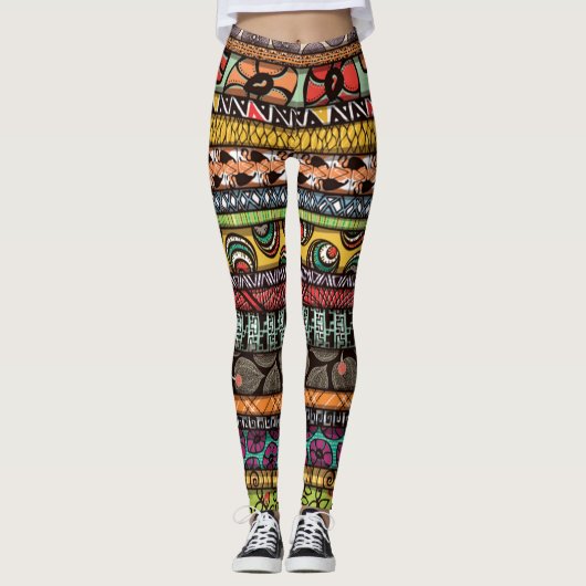 Afrikaans ontwerp leggings (Voorkant)
