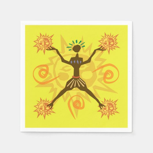 Afrikaans ontwerp servet (Voorkant)