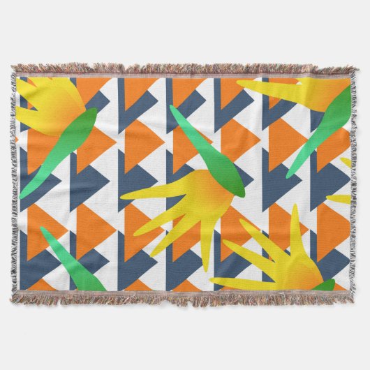 Afrikaans paradijs - Modern minimalistisch Deken (Voorkant)