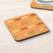 Afrikaans patroon drankjes onderzetter (Linkerzijde)