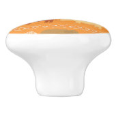 Afrikaans patroon keramische knop (Zijkant)