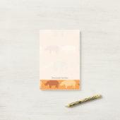 Afrikaans patroon post-it® notes (Op bureau)