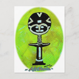 Afrikaans pictogram: Akuaba (Ghana) Briefkaart