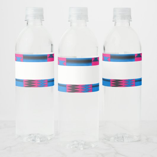 Afrikaans Print Waterfles Label Etiket (Flessen)