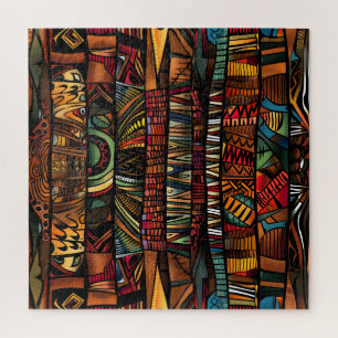Afrikaans Stammenpatroon Puzzel