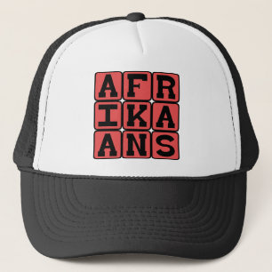 Afrikaans, taal van Zuid-Afrika Trucker Pet