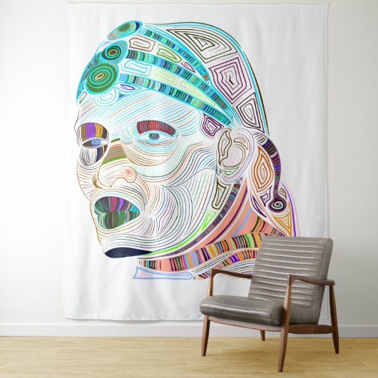 Afrikaans Tapijt Wandkleed (In situ)