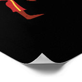 Afrikaans thema: dansen in het moonlicht poster (Hoek)