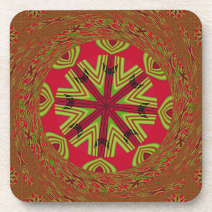 Afrikaans traditioneel ontwerp drankjes onderzetter