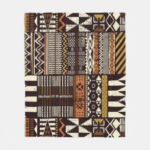 Afrikaans tribaal weefsel, abstract . fleece deken