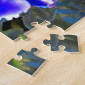 Afrikaans Violet Blauw Legpuzzel (Zijkant)