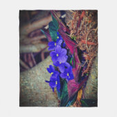 Afrikaans Violet Fleece Deken (Voorkant)