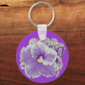 Afrikaans Violet Paars Sleutelhanger (Voorkant)