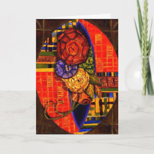 Afrikaans Viooltje Feestdagen Kaart