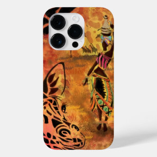 Afrikaans Vrouw en Giraffe iPhone Case