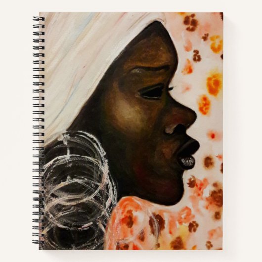 Afrikaans Vrouw Notitieboek (Voorkant)