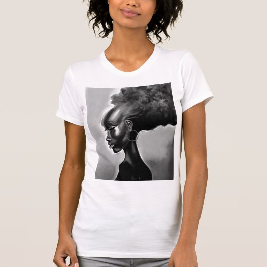  Afrikaans Vrouw T-shirt (Voorkant)