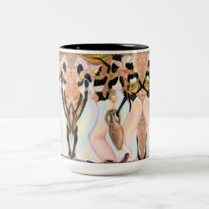 Afrikaans Vrouwen Koffie Mok Gift Modern Schildere