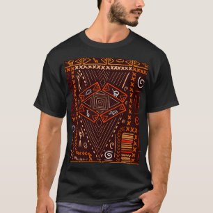 Afrikaanse Aboriginal Art Naadloze Patroon T-shirt