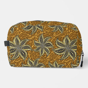 Afrikaanse Abstracte Bloemen Batik Stijl Toilettasje