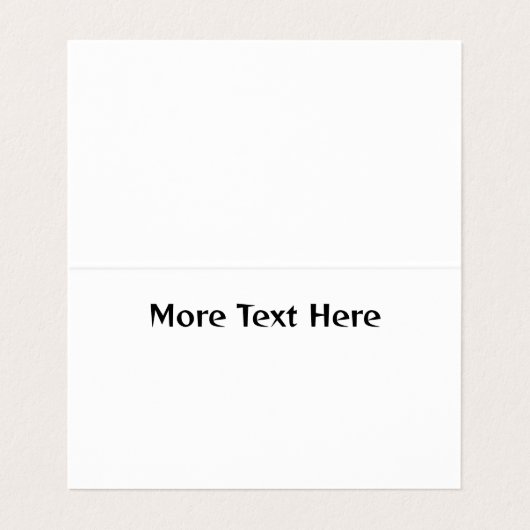 Afrikaanse Abstracte Bloemen Batik Stijl Visitekaartjes (Binnenkant ongevouwen)