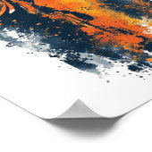 afrikaanse abstracte kunst poster (Hoek)