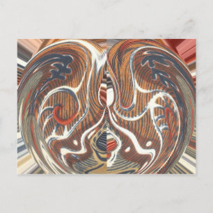 Afrikaanse Abstracte kunst Print Briefkaart